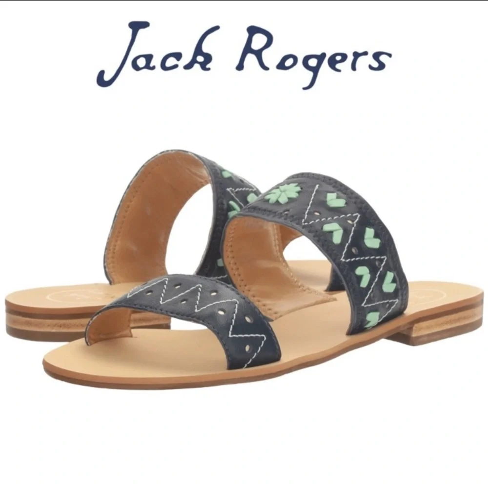 Jack Rogers Adair leather slides